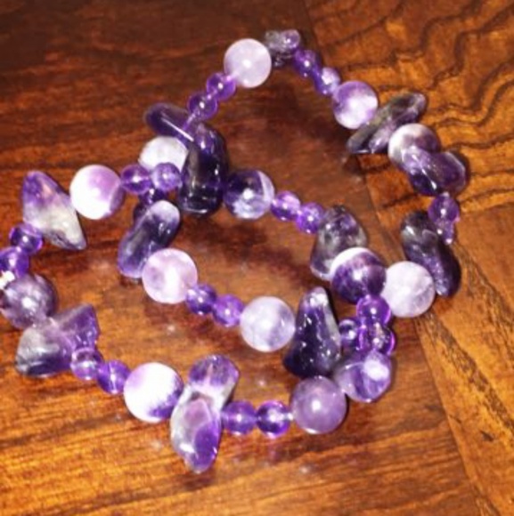 Bracelets - uniquely made w/ organic stones - Picture 2 of 2